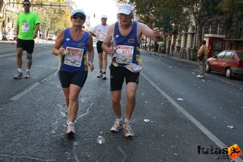 Bracq Claudette Alfred Budapest Marathon futás