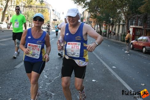 Claudette Alfred Budapest Marathon futás