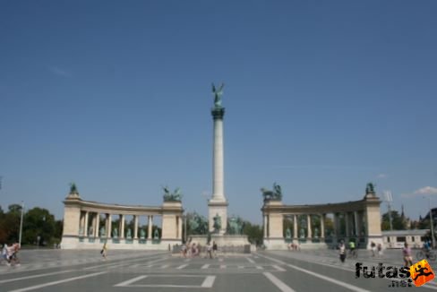Budapest Hősök tere Budapest Félmaraton futás