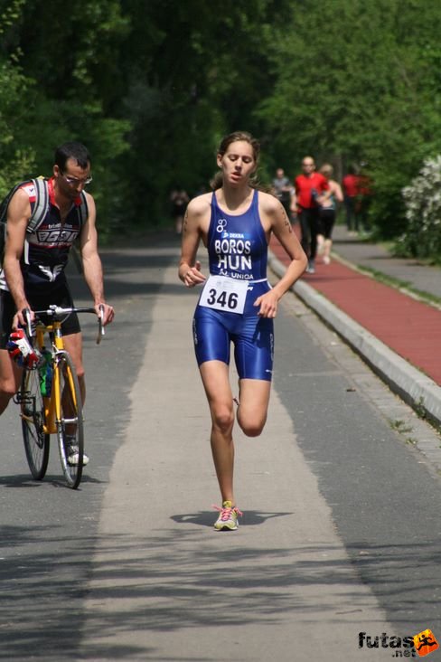Boros Zsófia Évadnyitó margitszigeti triatlon