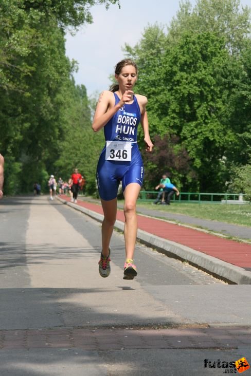 Boros Zsófia Uniqa Újbuda Évadnyitó margitszigeti triatlon