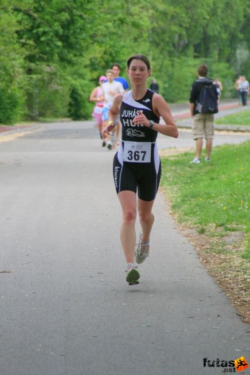 Juhász Hajnalka Évadnyitó margitszigeti triatlon