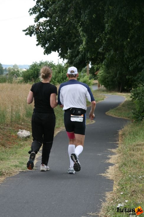 Tero Hyppölä and his wife Ultrabalaton futás
