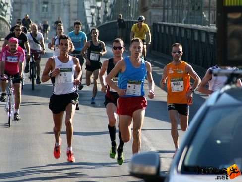 Kovács Tamás, Minczér Albert, Koszár Zsolt, Charpantier Benoit Nike Félmaraton futás