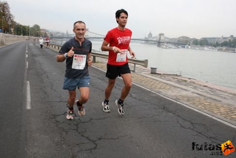 Kiss László, Orosz Miklós Budapest Marathon futás