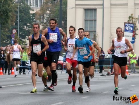 Ádók Roland, Szabó Imre, Soós Dániel, Nagy Tamás János Budapest Marathon futás