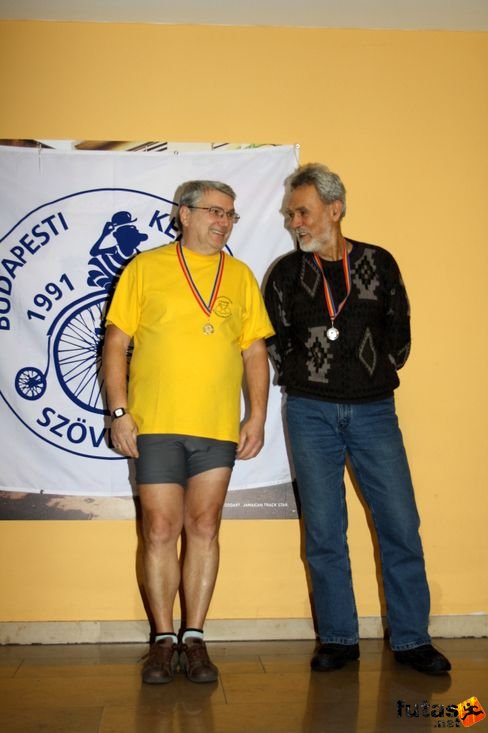 Szabó János és Kuti Géza Indoor Kerékpár Budapest Bajnokság futás