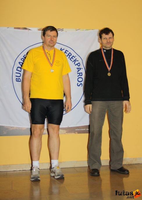 Ruthart Vilmos és Zsingor Attila Indoor Kerékpár Budapest Bajnokság futás