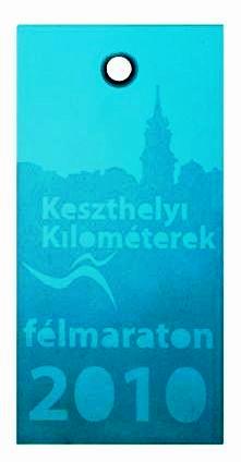 Keszthelyi Kilométerek maraton és félmaraton érem