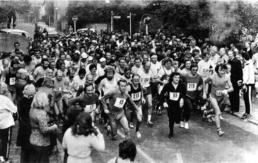 első Berlin Marathon 1974-es rajtja