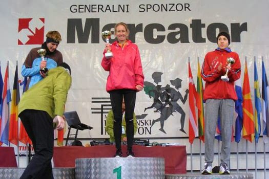 Merényi Tímea, a ljubljanai félmarathoni győző