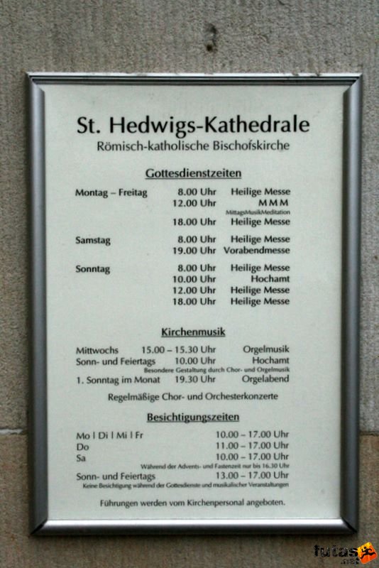 Berlin St Hedwigs Kathedrale St. Hedwigs Kathedrale Berlin Gottesdienstzeiten Kirchenmusik Besichtigungszeiten Berlin St. Hedwig's Cathedral, St. Hedwigs Kathedrale Berlin Gottesdienstzeiten Kirchenmusik Besichtigungszeiten