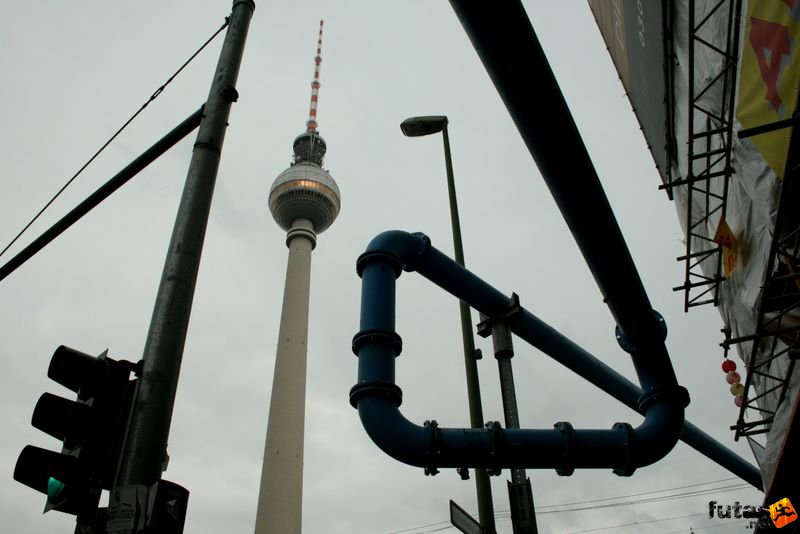 Berlin TV Tower, Berlin TV Torony, Berliner Fernsehturm, steel