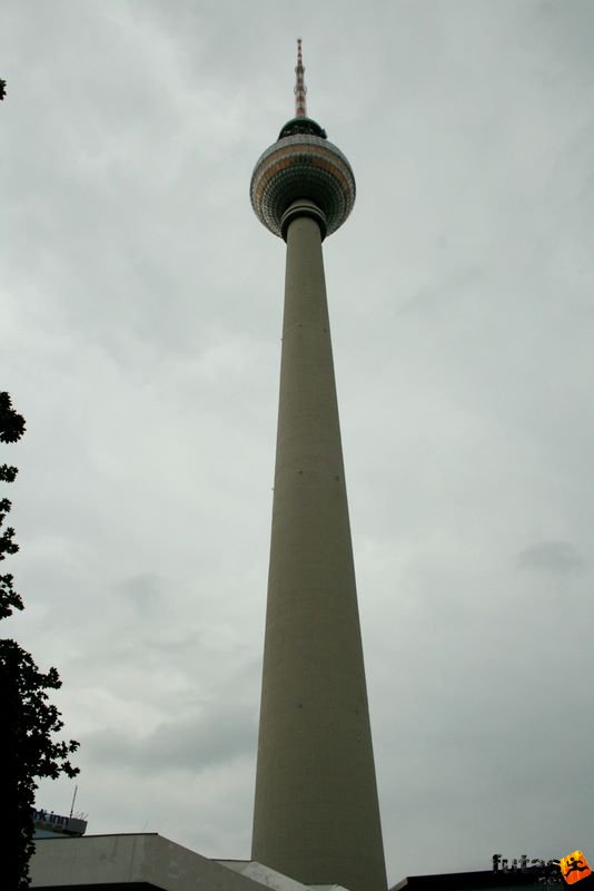 Berlin TV Tower Steel stairway with 986 steps Berlin TV Tower, Berlin TV Torony, Berliner Fernsehturm, Steel stairway with 986 steps