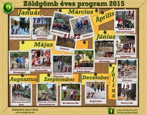 Zöldgömb éves programja