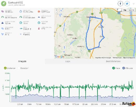 Running statistics - recorded by Endomondo Janó Péter futás 2016.01.31_01.jpg