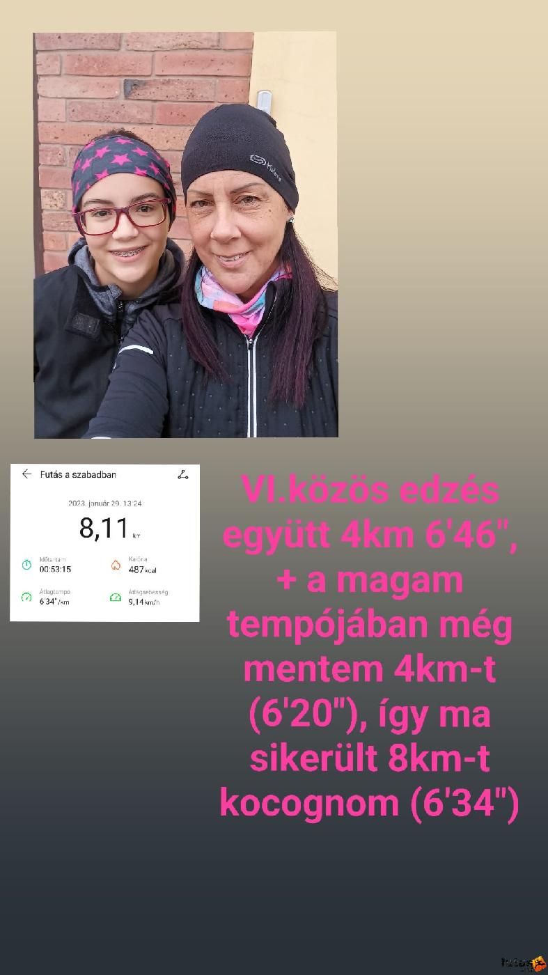 Anyukámmal futottam, a példáját követve, de csak pár hete kezdtem edzeni. :) Borbás Rebeka Angéla  futó inbound5186094551087796679.jpg